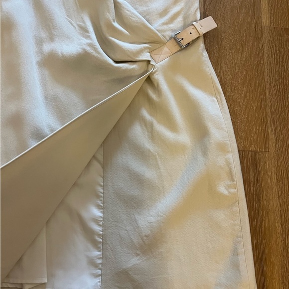 Helmut Lang cream belted dress - Picture 6 of 16